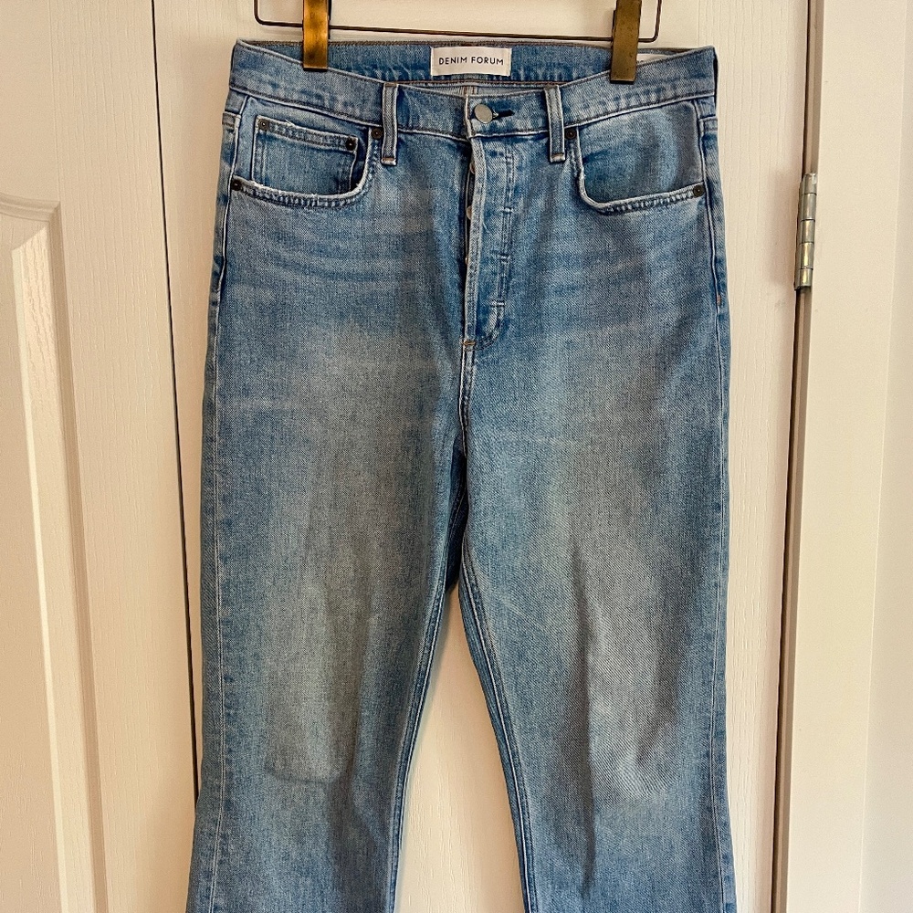 Denim Forum The Arlo High Rise Straight jean 31 / 28L